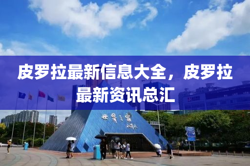 皮罗拉最新信息大全,皮罗拉最新资讯总汇中山市多米克自动化设备有限公司