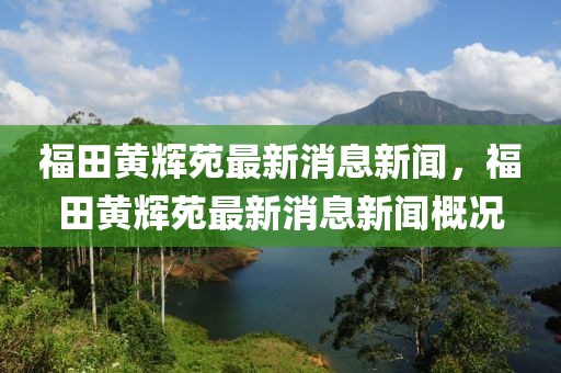 福田黄辉苑最新消息新闻，福田黄辉苑最新消息新闻概况中山市多米克自动化设备有限公司