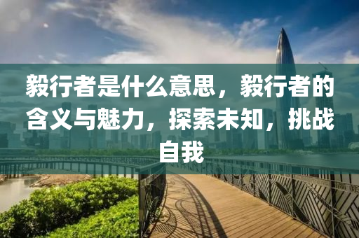 毅行者是什么意思，毅行者的含义与魅力，探索未知，挑战自我中山市多米克自动化设备有限公司
