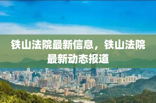 铁山法院最新信息，铁山法院最新动态报道中山市多米克自动化设备有限公司