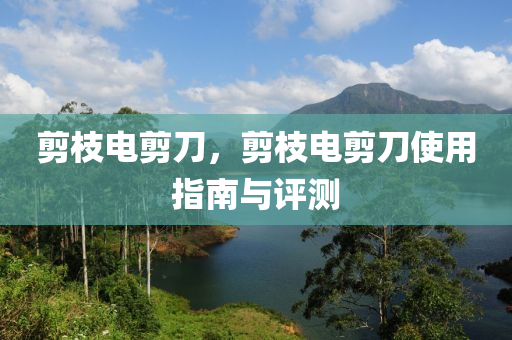 剪枝电剪刀，中山市多米克自动化设备有限公司剪枝电剪刀使用指南与评测