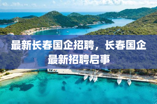 最新长春国企招聘，长春国企最新招聘启事中山市多米克自动化设备有限公司