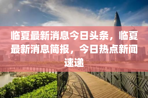 临夏最新消息今日头条，临夏最新消息简报，今日热点新闻速递中山市多米克自动化设备有限公司