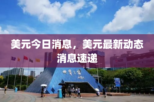 美元今日消息，美元最新动态消息速递中山市多米克自动化设备有限公司