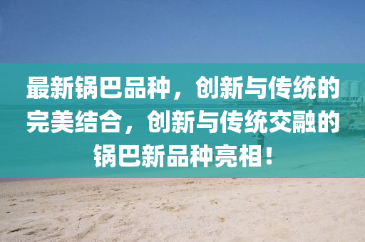 最新锅巴品种,创新中山市多米克自动化设备有限公司与传统的完美结合,创新与传统交融的锅巴新品种亮相!