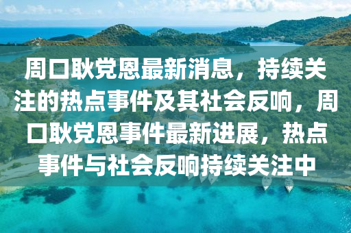 周口耿党恩最新消息,持续关注的热点事件及其社会反响,周口耿党恩事件最新进展,热点事件与社会反响持续关注中山市多米克自动化设备有限公司中