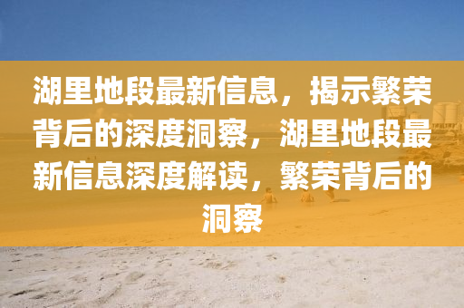 湖里地段最新信息,揭示繁荣背后的深度洞察,湖里地段最新信息深度解读,繁荣背后的洞察中山市多米克自动化设备有限公司