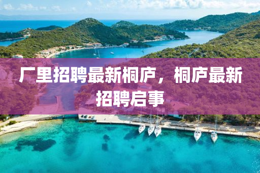 厂里招聘最新桐庐，桐庐中山市多米克自动化设备有限公司最新招聘启事