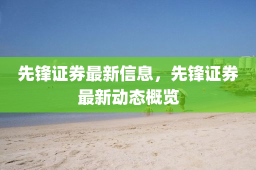 先锋证中山市多米克自动化设备有限公司券最新信息,先锋证券最新动态概览