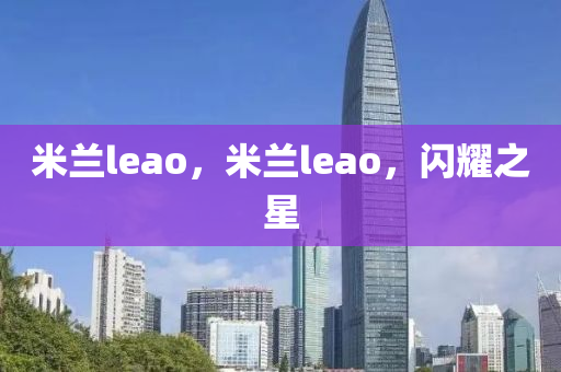 米兰leao,米兰leao,闪耀之星中山市多米克自动化设备有限公司