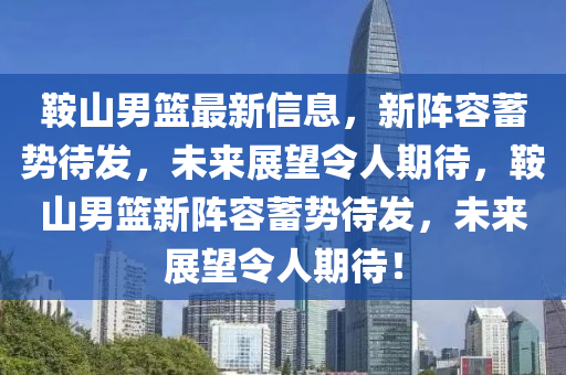 鞍山男篮最新信息,新阵容蓄势待发,未来展望令人期待,鞍山男篮新阵容蓄势待发,中山市多米克自动化设备有限公司未来展望令人期待!