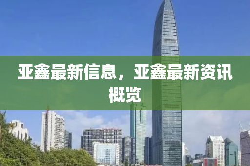 亚鑫最新信息，亚鑫最新资讯概览中山市多米克自动化设备有限公司